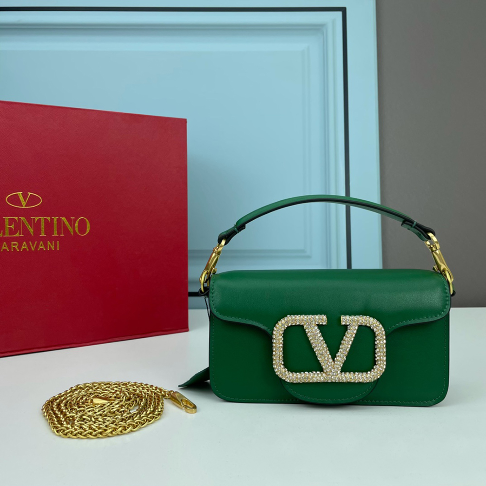 VALENTINO GARAVANI LOCò MICRO BAG WITH CHAIN AND JEWEL LOGO - Image 5