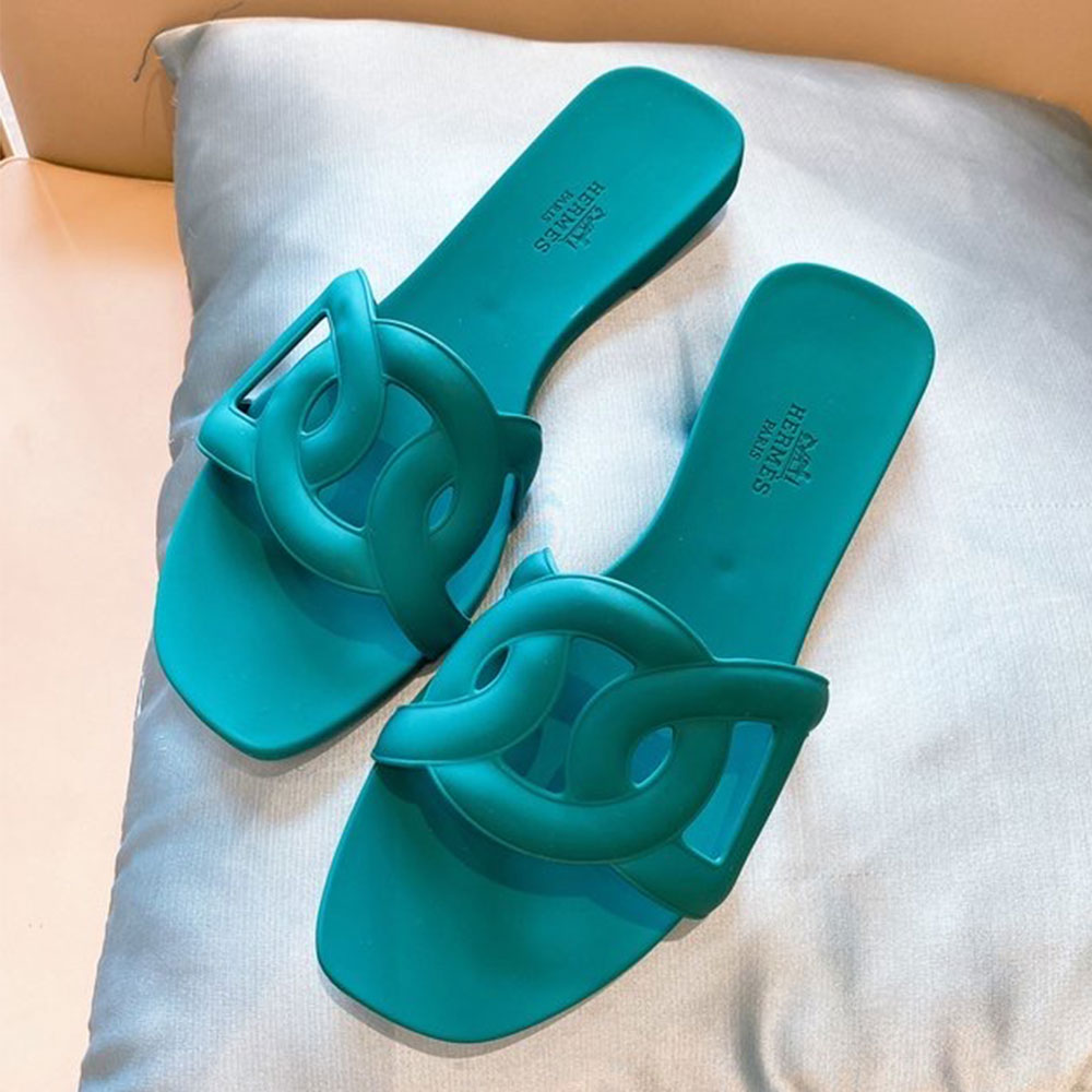 Hermes Shoes Aloha Flat Slippers Slide Sandal - Image 6