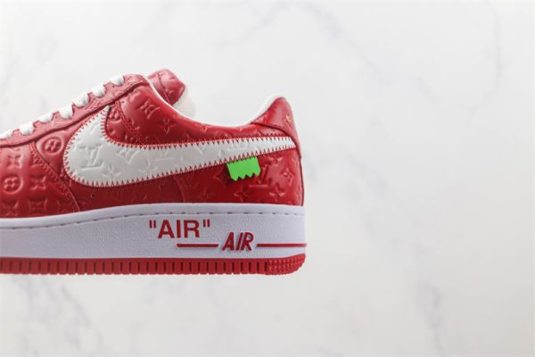 LV x Nike Air Force 1'07 LV8 Low Red/white/LV Monogram