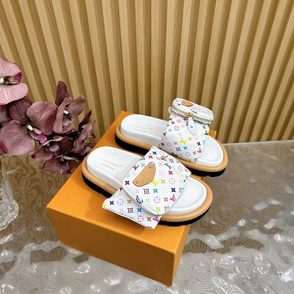 LV x TM Pool Pillow Flat Comfort Mule