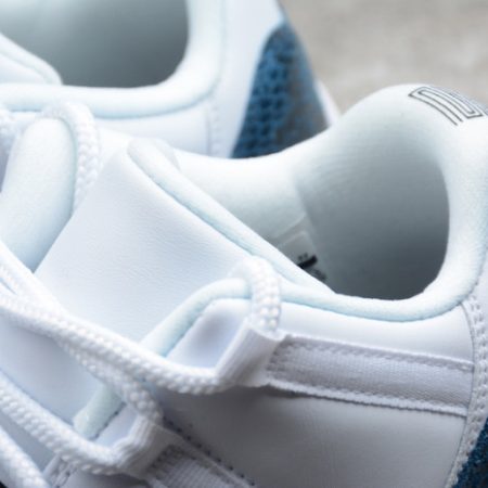 Air Jordan 11 Low Blue Snakeskin CD6846-102 - Image 11
