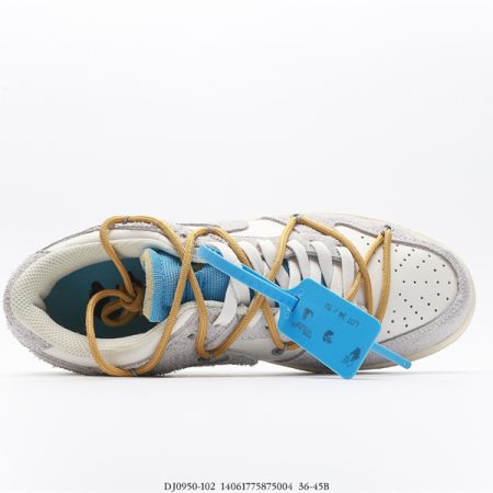 OFF WHITE X Nike Dunk SB Low The 50 NO.34 DJ0950-102 - Image 3