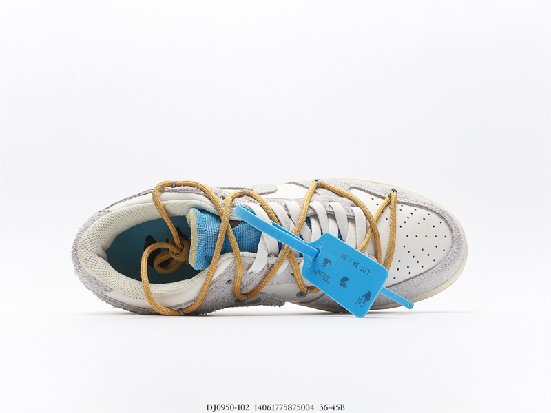 OFF WHITE X Nike Dunk SB Low The 50 NO.34 DJ0950-102 - Image 3