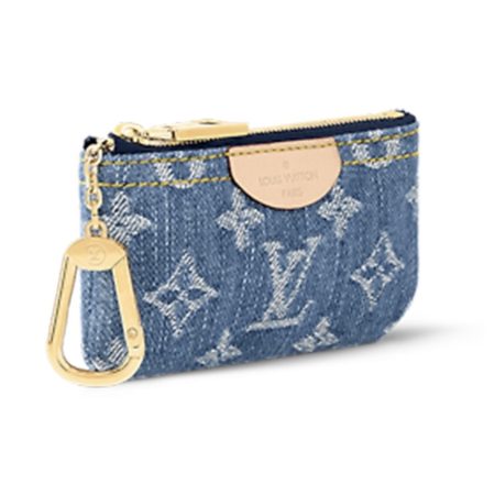 LV Denim Coin Wallet - Image 2