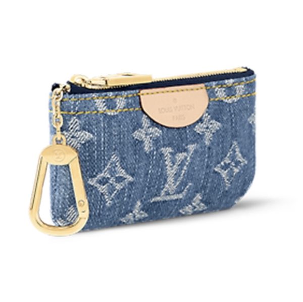LV Denim Coin Wallet