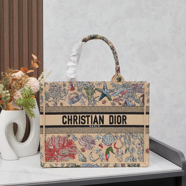 DIOR Embroidered Tote Bag