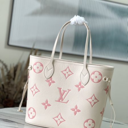 LV Neverfull MM Pink Bag - Image 7