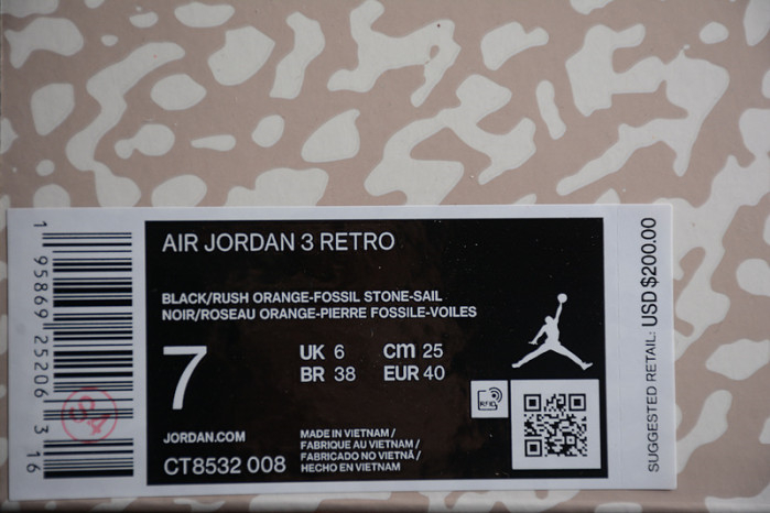 Air Jordan 3 Desert Elephant CT8532-008 - Image 13