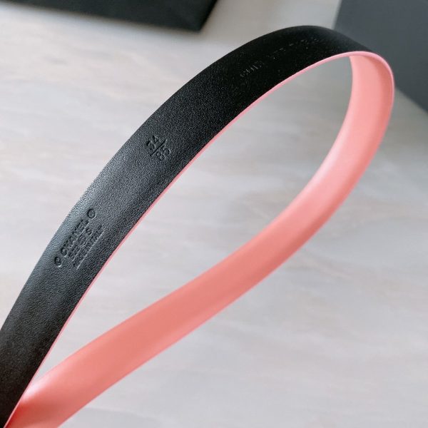 Chanel Belt With Ribbon Buckle Pink Women Belt 30MM