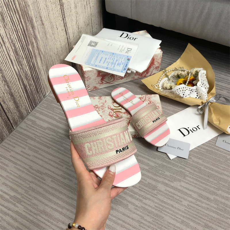 Dior DWAY Slide Slipper Sandals - Image 10