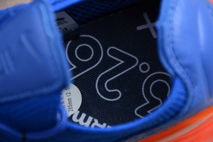 NIKE AIR MAX 270 FLYKNIT RACER BLUE/TOTAL CRIMSON AO1023-101 - Image 12