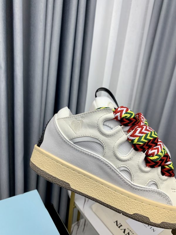 Lanvin LEATHER CURB SNEAKERS