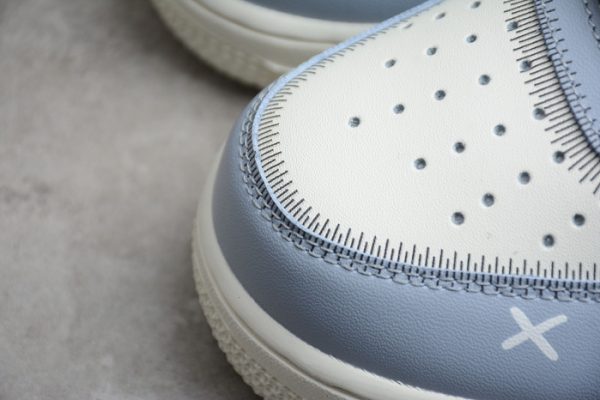 Kaws x Nike Air Force 1 07 Mid White Blue Black CW2308-211