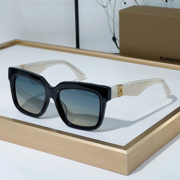 Buberry  Mirror leg Logo Sunglasses Top quality