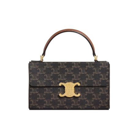 Celine Large Lock Buckle Handbag Shoulder Bag
