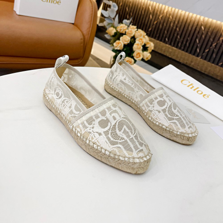 Chloe Woven Straw Stylish Casual Flats Shoes Sandal - Image 4