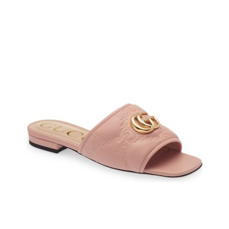 Gucci Jolie GG Matelassé Slide Sandal - Image 1