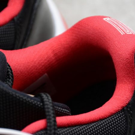 AIR JORDAN 11 RETRO LOW "BRED" BLACK/ RED mens 528895-012 - Image 4