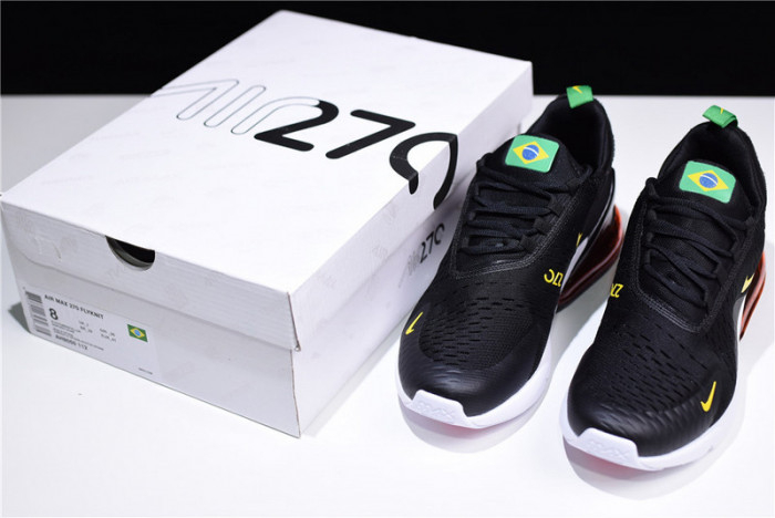Nike Air Max 270 FIFA World Cup Brazil Black Green Yellow AH8050-112 - Image 8