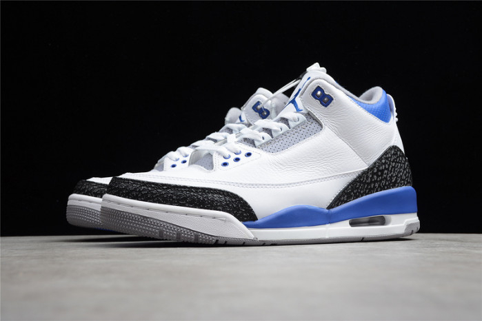 Air Jordan Retro 3 Racer Blue CT8532-145 - Image 5