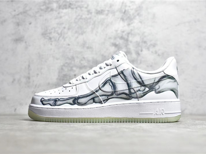 Nike Air Force 1 LowSkeleton Halloween (2018) BQ7541-100 - Image 1