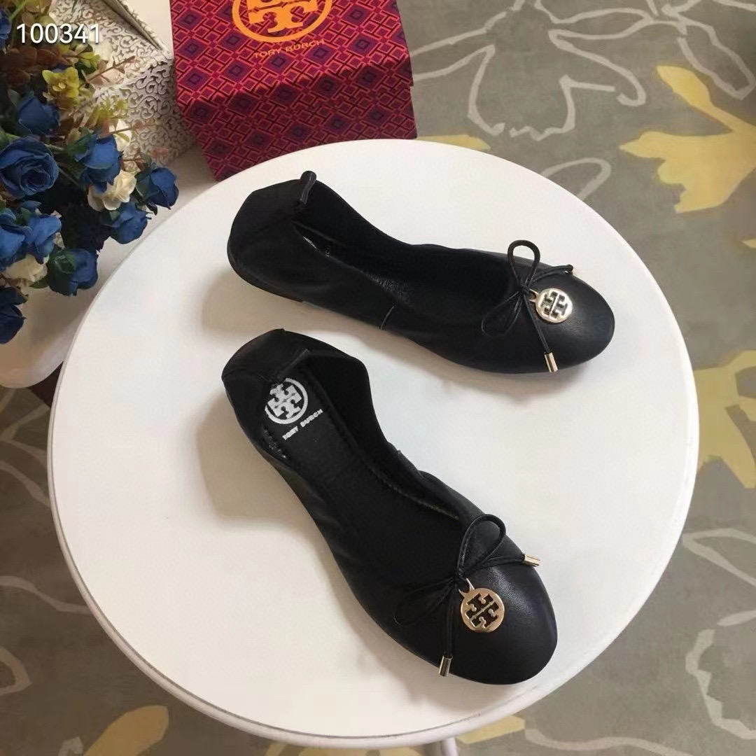 Tory Burch Leather Round Bow  Sandals Slide - Image 6