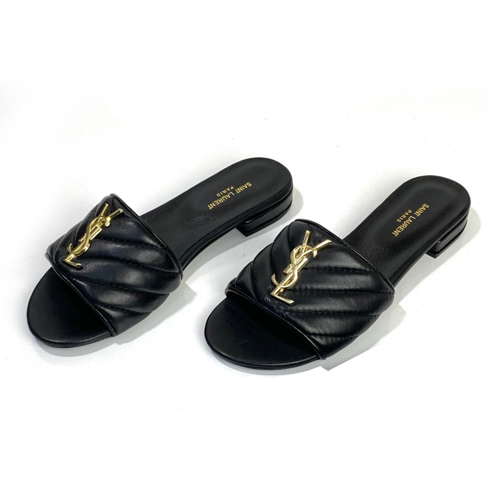 YSL Saint Laurent Gold Label Slippers - Image 1