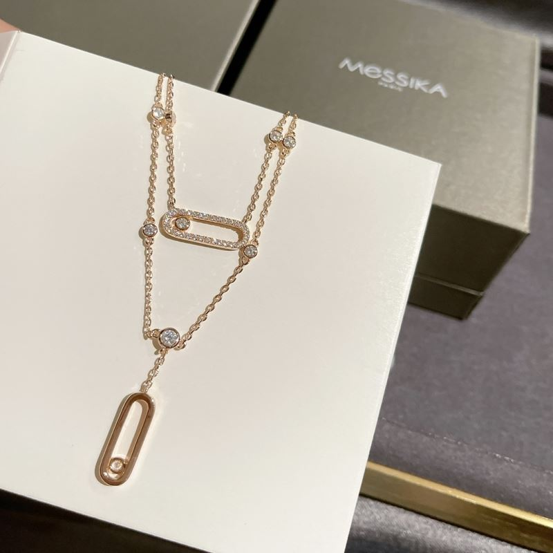 Messika Diamond-Encrusted Necklaces - Image 2