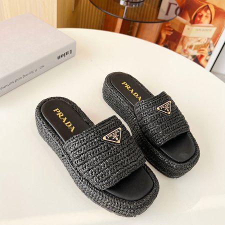 Prada Stylish Platform Sandals Slide Sandal - Image 3
