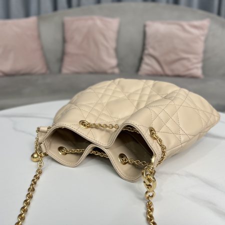 Dior Medium Ammi Bag Sand Pink Supple Macrocannage   M22566FBE_M84P - Image 5