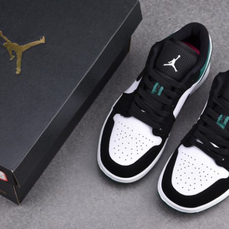 Jordan 1 Low Mystic Green 553558-113 - Image 13