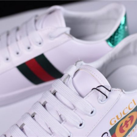 Gucci Ace EMBROIDERED LOW-TOP SNEAKER WITH GG LOGO - Image 3