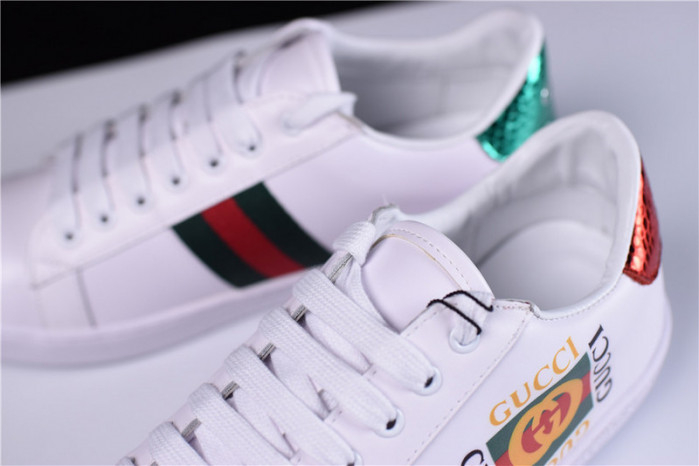 Gucci Ace EMBROIDERED LOW-TOP SNEAKER WITH GG LOGO - Image 3