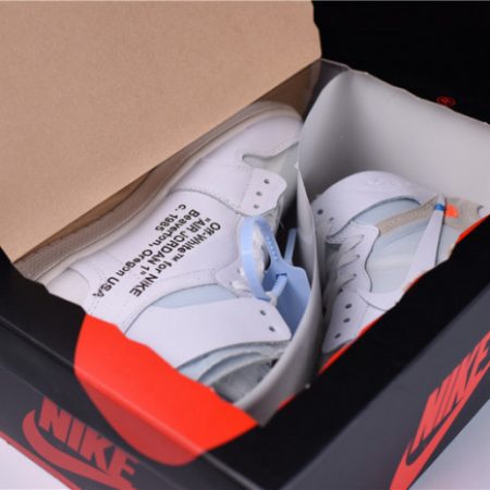 Off-White Air Jordan 1 Retro High White AQ0818-100 - Image 6