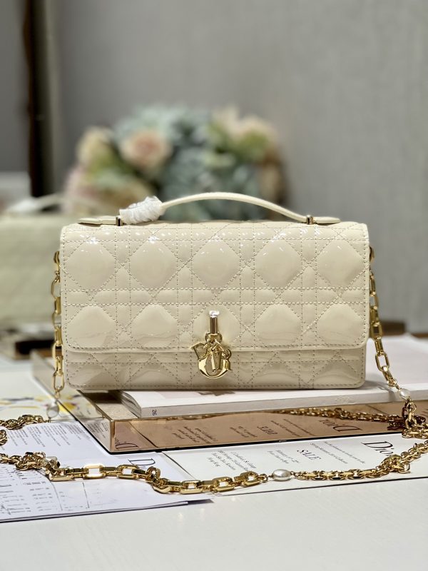 Dior Miss Mini Bag Patent Cannage Bag