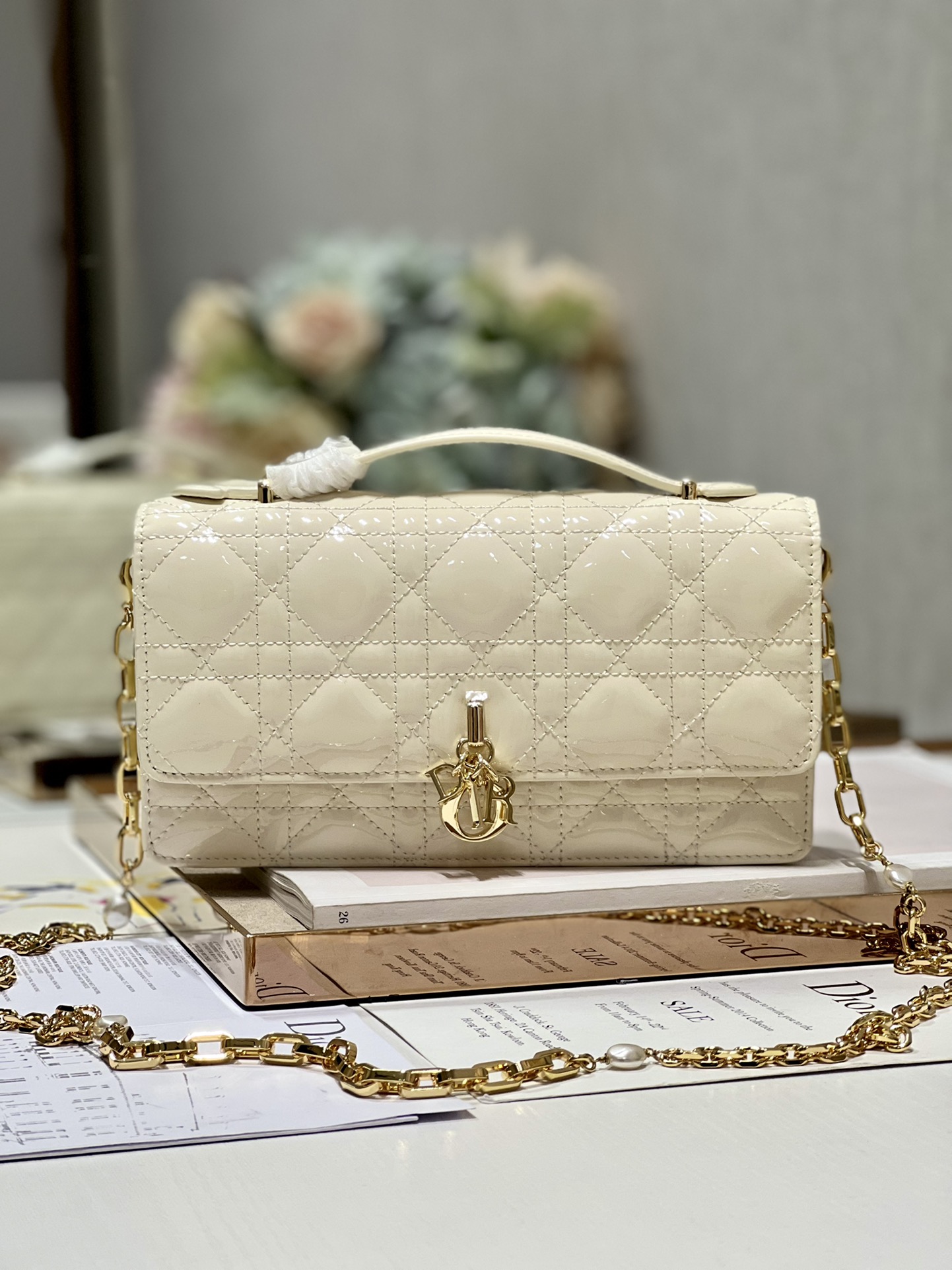 Dior Miss Mini Bag Patent Cannage Bag - Image 1
