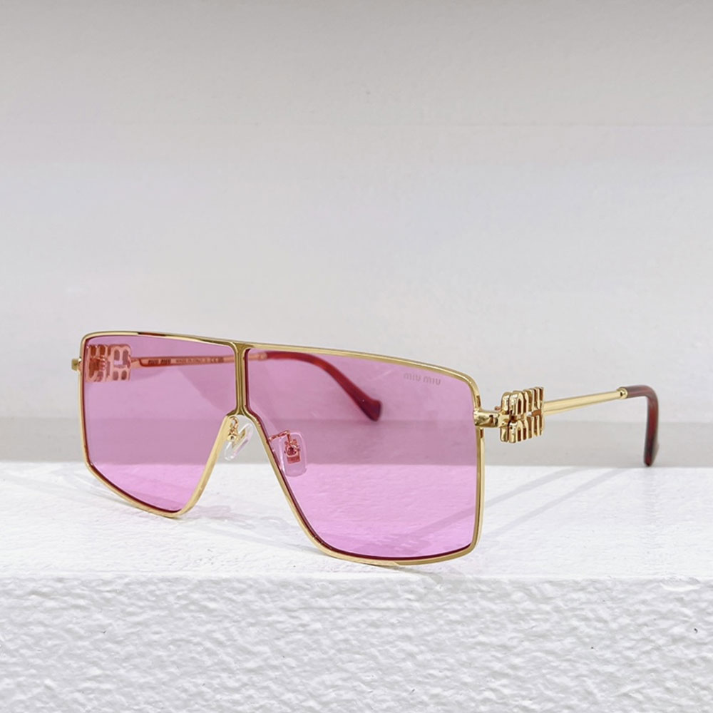 MIU MIU Thin Metal Mirror legs Sunglasses Top quality - Image 3