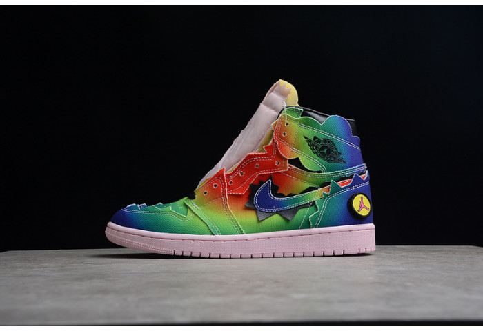 J. Balvin x Air Jordan 1 Retro OG High Colores Y Vibras DC3481-900 - Image 1