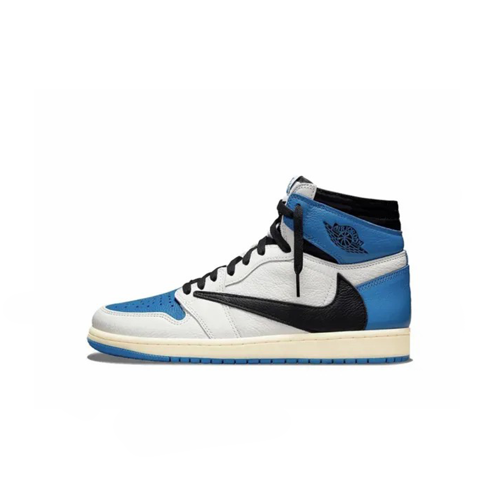 Travis Scott x Fragment x Jordan 1 “ Milit ary Blue" - Image 1