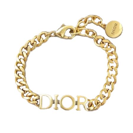 Christian Dior Metal Logo Bracelet - Image 1
