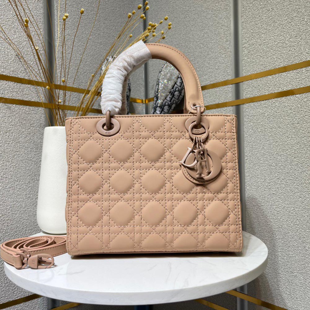 Dior The LADY DIOR Medium Bag-Matte cowhide leather - Image 7