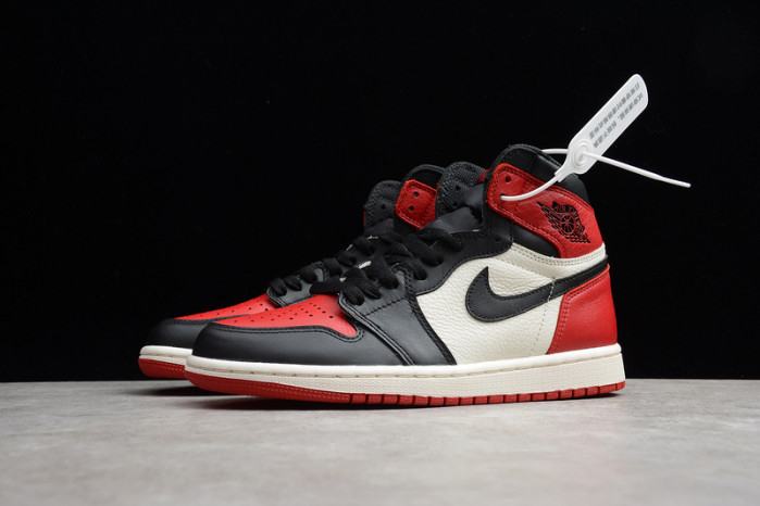 Air Jordan 1 Retro High OG Bred Toe 555088-610 - Image 14