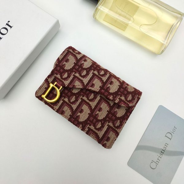 Dior Saddle Card Holder Wallet