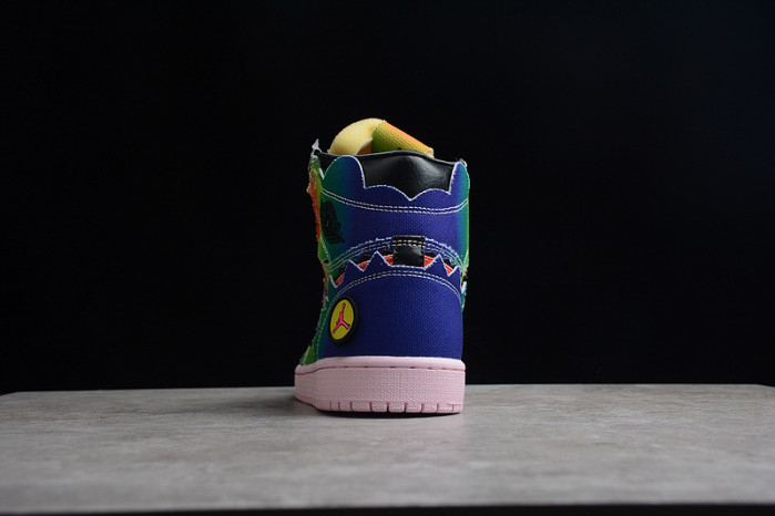J. Balvin x Air Jordan 1 Retro OG High Colores Y Vibras DC3481-900 - Image 3