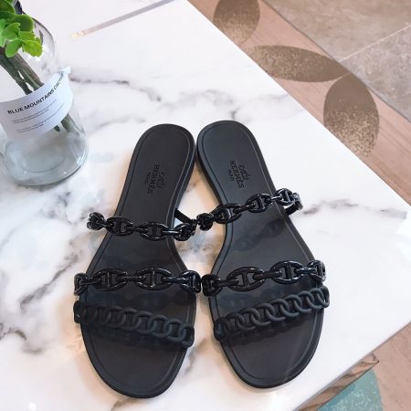 Hermes Shoes Island Flat Slppers Slide Sandal - Image 3