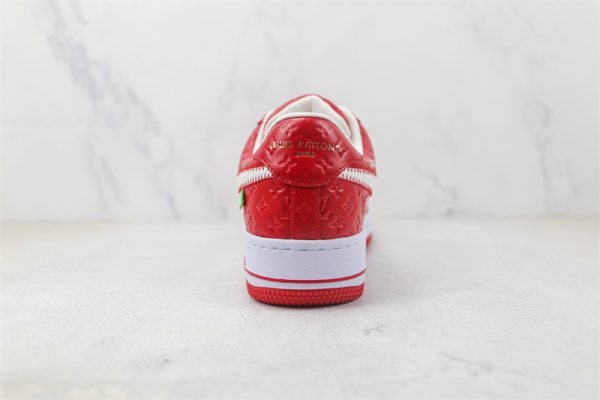 LV x Nike Air Force 1'07 LV8 Low Red/white/LV Monogram