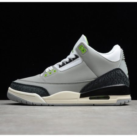 AIR JORDAN 3 RETRO ??CHLOROPHYLL???? 136064 006