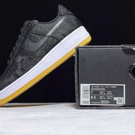 Fragment CLOT Nike Air Force 1 Black CZ3986-001 - Image 12