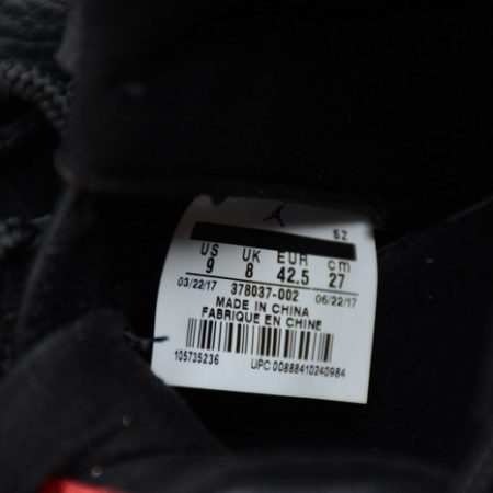 JORDAN 11 RETRO BP "72-10" black 378037-002 - Image 5