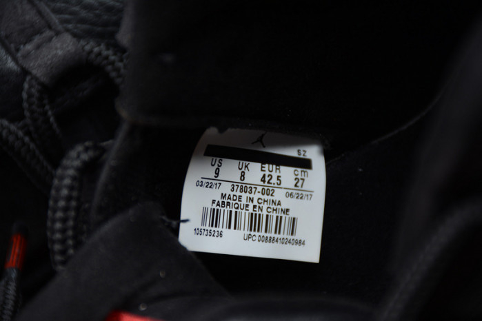 JORDAN 11 RETRO BP "72-10" black 378037-002 - Image 5